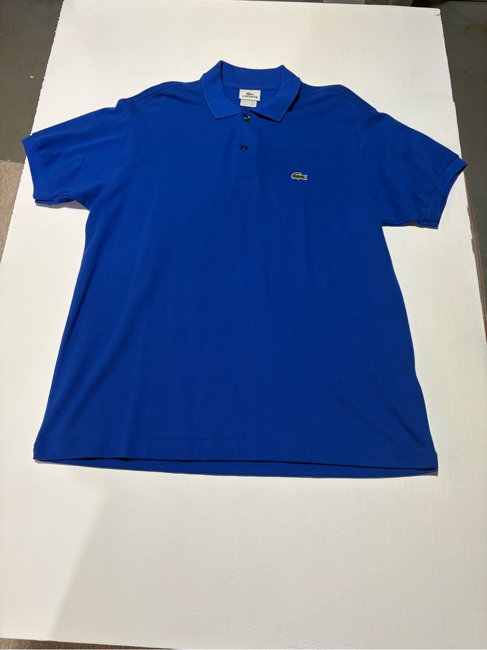 LACOSTE Men’s Blue Polo USA Size Small